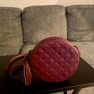 Art Class Crossbody Bag Burgundy